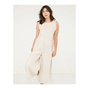 Elizabeth Suzann Isadora Jumpsuit in Flax Linen